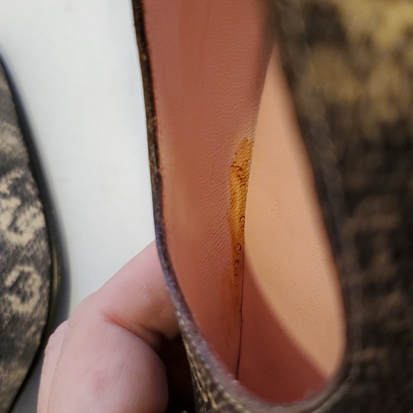 Donald Pliner Couture Munir Slingback Leather Python Pumps Size 7.5M NWOT'S - Picture 12 of 12